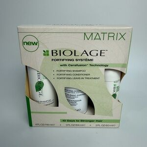 Matrix Biolage Fortifying System Travel Size Shampoo Conditioner Leave In NIB